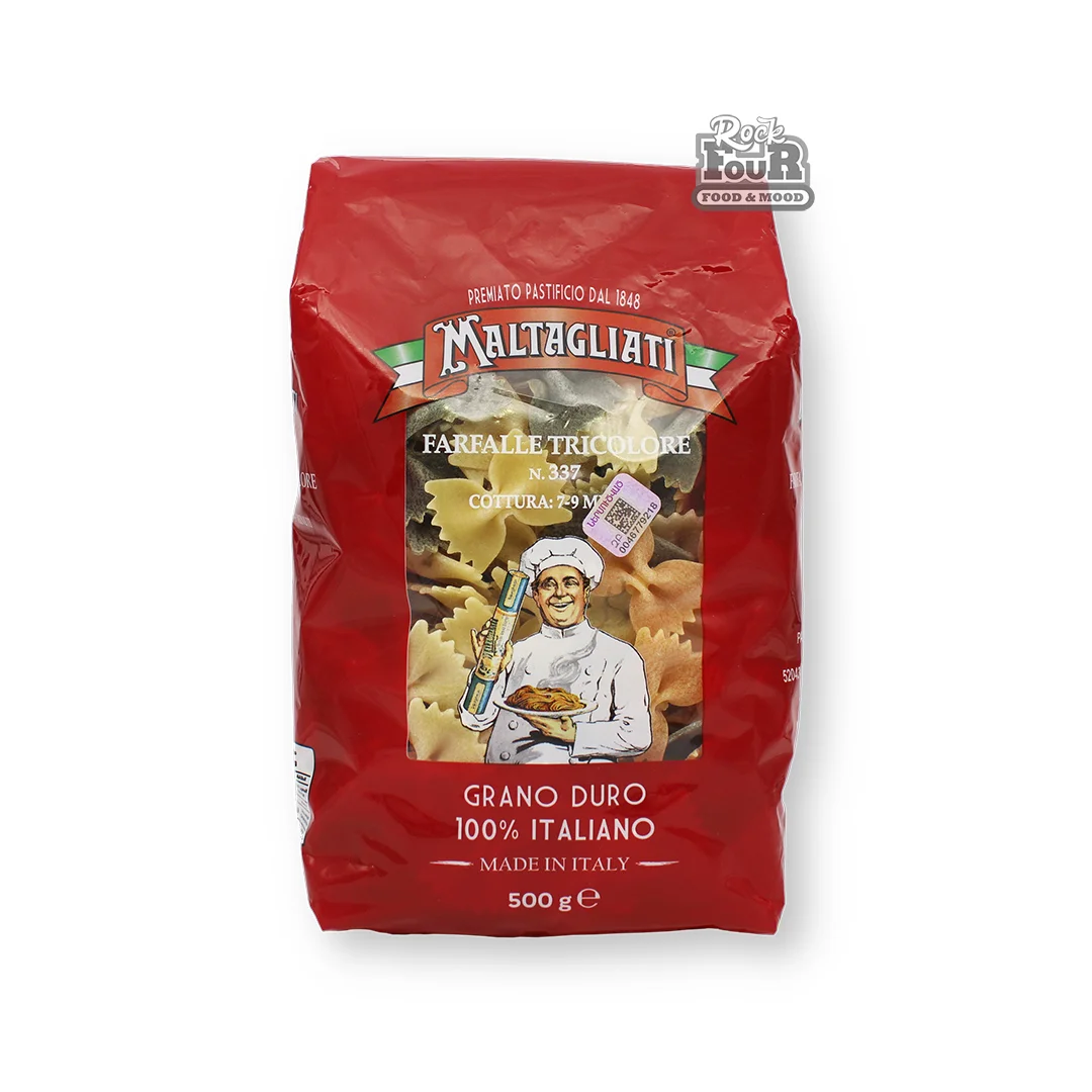 Մակարոն «Maltagliati №337 Farfalle Tricolore» 500գ